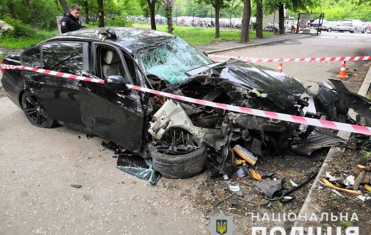 ДТП в Краматорске: водитель BMW скрылся с места происшествия