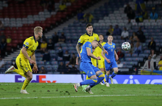 Украина обыграла Швецию в 1/8 финала Евро-2020