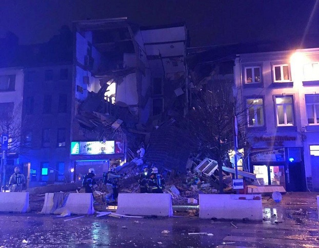 Мощный взрыв в Бельгии разрушил дом, десятки постадавших