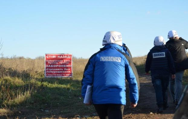 Представители ОБСЕ сообщили о выстрелах в районе Петровского 10 ноября