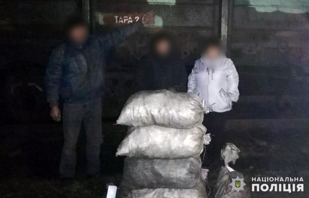 В Покровском районе полиция задержала двух воров угля