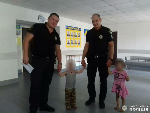 Полиция Дружковки вернула многодетной матери ушедших из дома маленьких детей