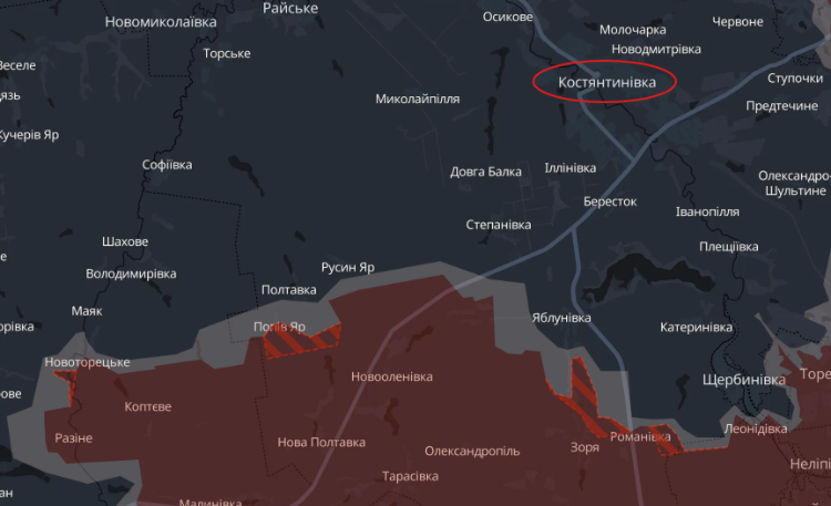 Возле Романовки, Александро-Калинового и Дилеевки: Армия РФ продвинулась на Константиновском и Покровском направлениях