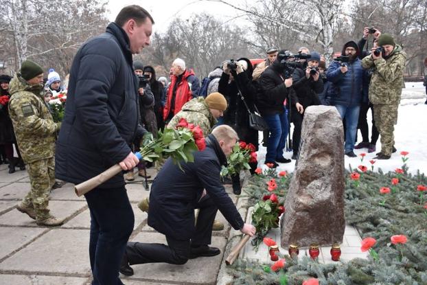 В Краматорске почтили память погибших во время обстрела 