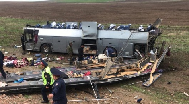 В Казахстане автобус попал в ДТП: 11 человек погибли