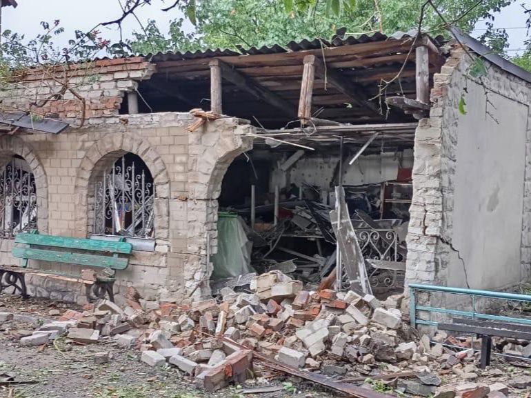 В Константиновке поврежден дом: сводка по области
