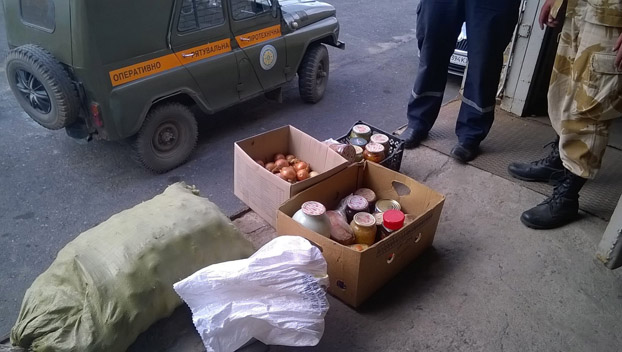 Переселенцы в Бахмуте получили продовольственную помощь 