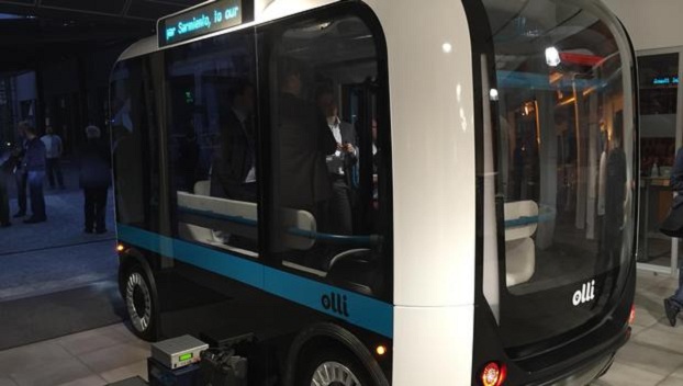 В Берлине тестируют микроавтобус без водителя