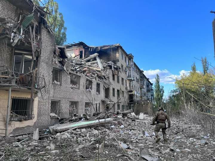 Под обстрелами окрестности Ильиновской громады - ДонОВА