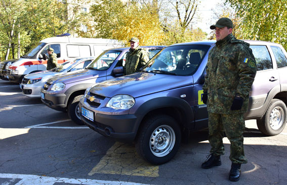 Полиция Мирнограда получила новый служебный автомобиль