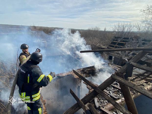 Рятувальники гасили пожежу у Костянтинівській громаді двічі за добу