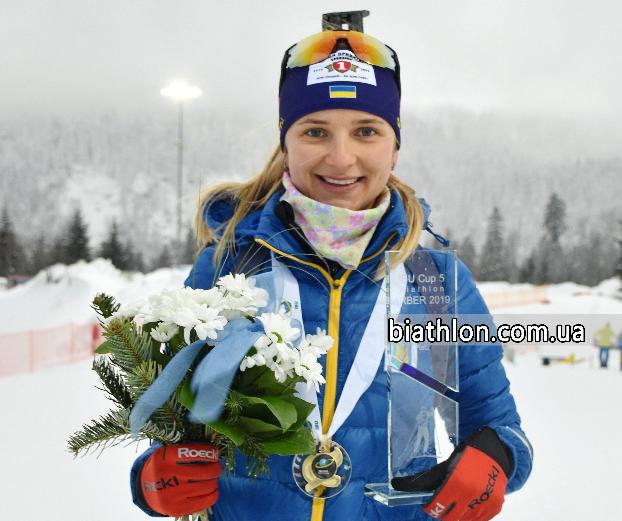 Украинская биатлонистка завоевала золото на соревнованиях в Германии