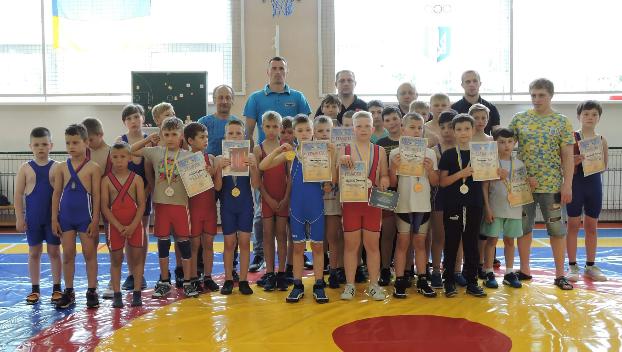 В Ильиновке состоялся открытый юношеский турнир по греко-римской борьбе