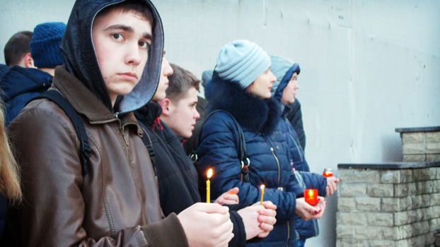 Память о погибших во время Голодомора почтили в Константиновке
