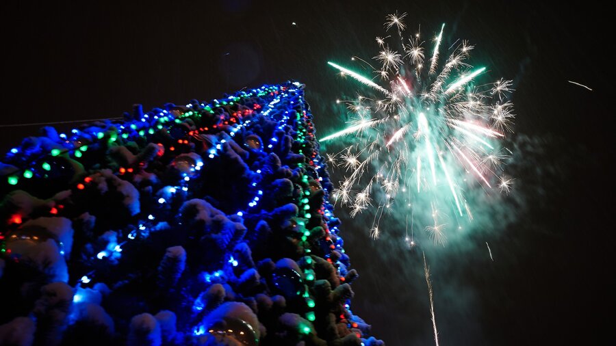 Новый год в Константиновке: Без фейерверков и распития спиртных напитков