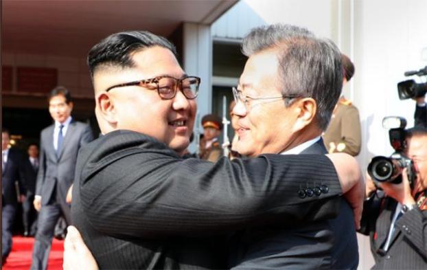 Лидеры Северной и Южной Кореи встретились в демилитаризованной зоне