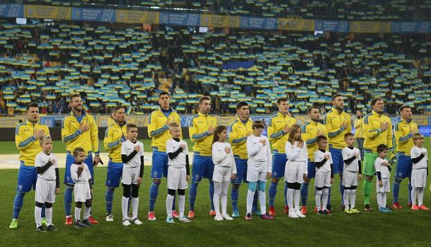 Сборная Украины по футболу сохранила свои позиции в планетарном рейтинге