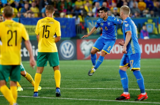 Украина разгромила Литву в отборе на Евро-2020