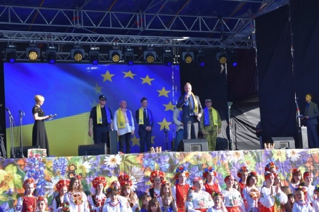 В Бахмуте отпраздновали День Европы