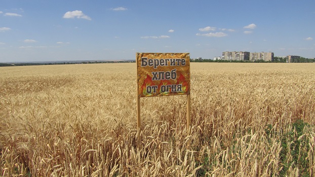 МЧС в Константиновке учила сельхозпроизводителей… беречь урожай