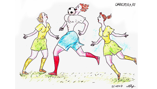 «Горячий» футбол «для взрослых» устроили «сборные» Германии и Дании