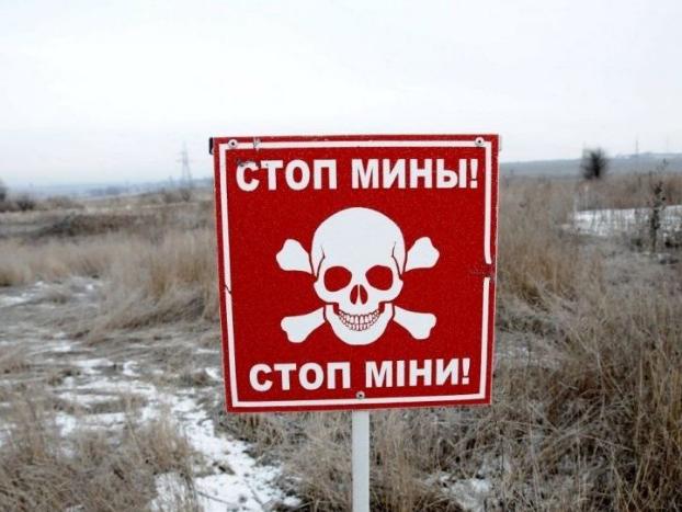   Марьинский район является одним из наиболее загрязненных минами и взрывоопасными предметами в Донецкой области