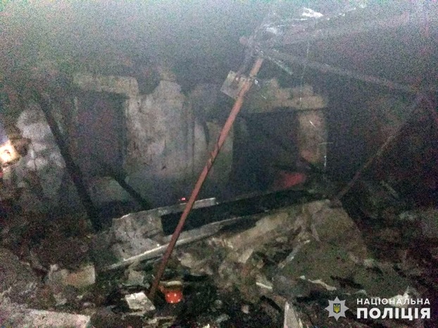 В Ясиноватском районе во время пожара пострадала женщина