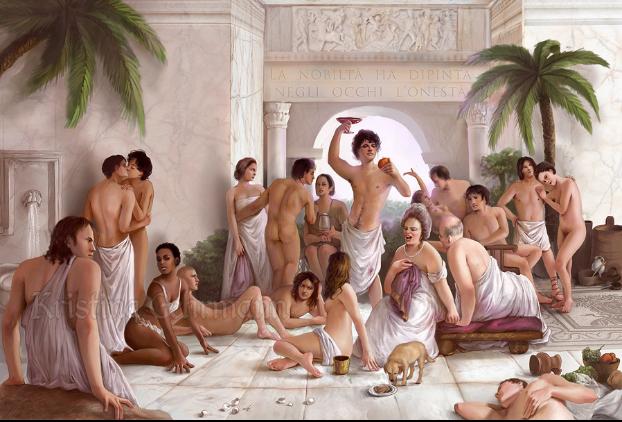 Секс дополнял меню в тавернах Древнего Рима
