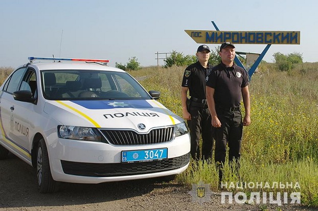 Прифронтовым городам передали новые полицейские автомобили