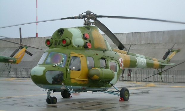 Во Львовской области упал вертолет Ми-2