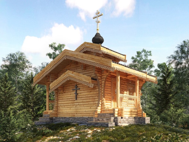 В прифронтовом поселке на Донбассе построят деревянную часовню