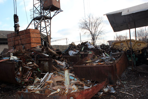 Более 40 тонн металлолома изъяли в Славянске правоохранители