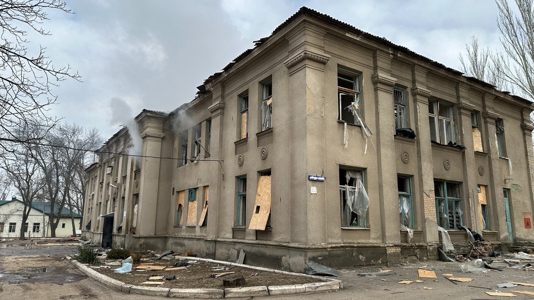 Константиновка 1 марта: Обстрелы, выдача гуманитарной помощи