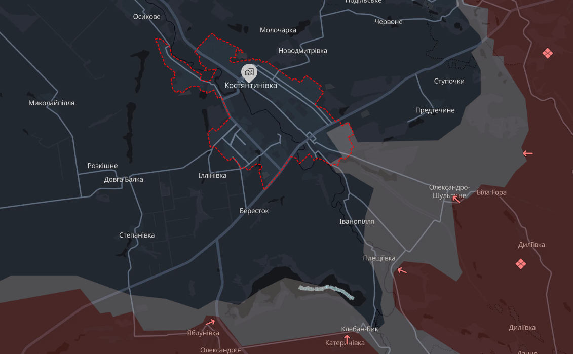 На юго-восточные окрестности Константиновки регулярно заходит российская пехота — офицер ВСУ