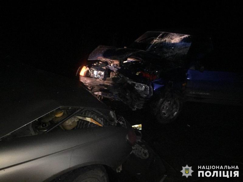 В Славянском районе столкнулись два автомобиля