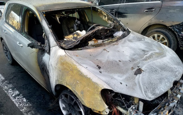 В Харькове за ночь сгорело семь автомобилей