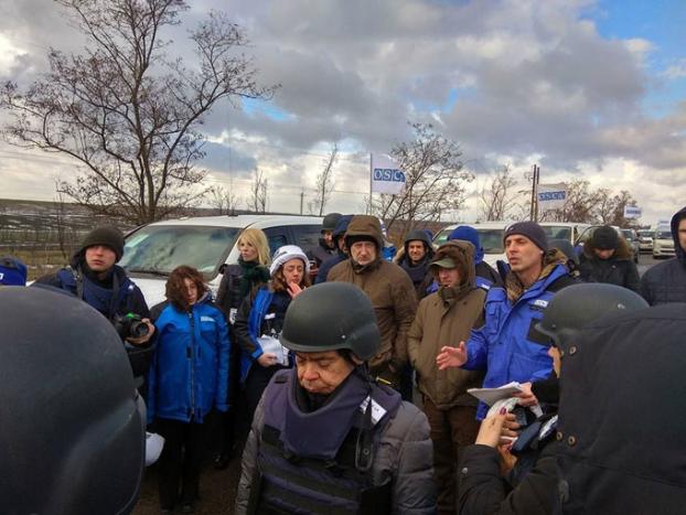 Председатель ОБСЕ вместе с Павлом Климкиным посетили Донетчину