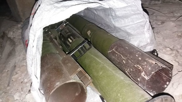 В Краматорске на чердаке жилого дома нашли гранатометы