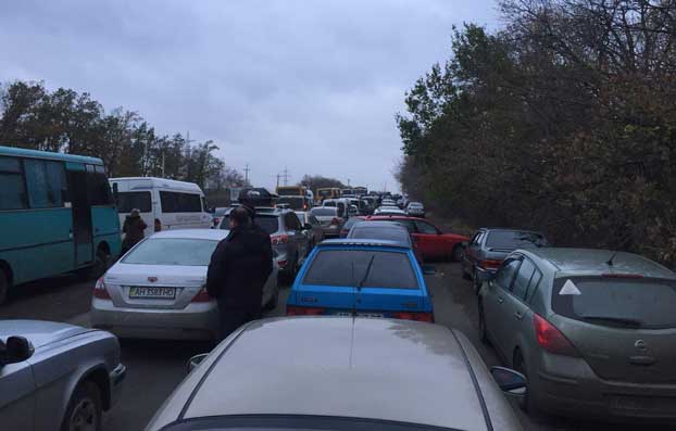 Ситуация на КПВВ 10 ноября в Донецкой области