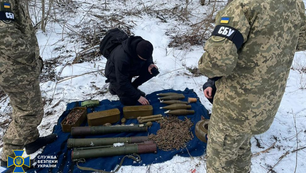 В Донецкой области обнаружен крупный схрон с боеприпасами