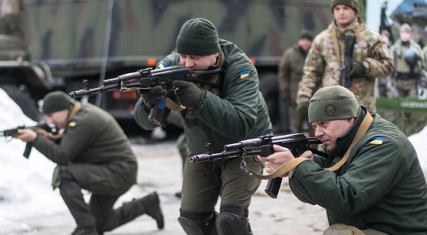 Подразделения Национальной гвардии провели учебные стрельбы в зоне проведения ООС