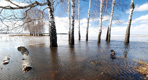 В Украине продолжается весеннее половодье 