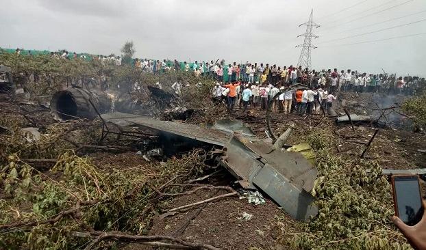 Российский истребитель разбился в Индии во время испытаний