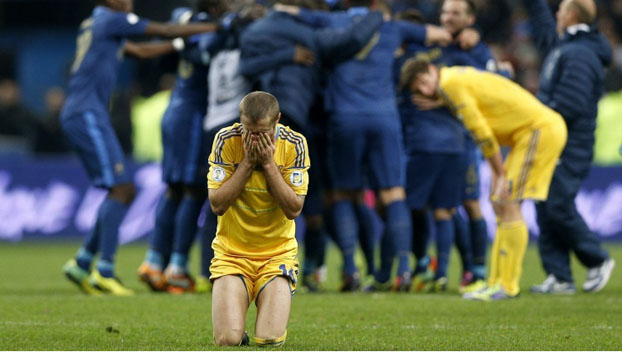 Неудача на Евро-2016 опустила Украину на 11 строк в рейтинге ФИФА