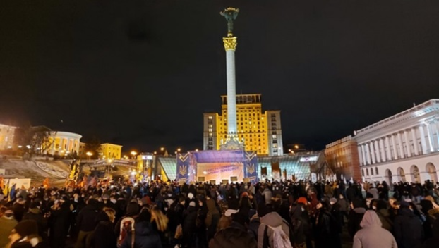 В Киеве проходит акция протеста: требуют отставку Зеленского
