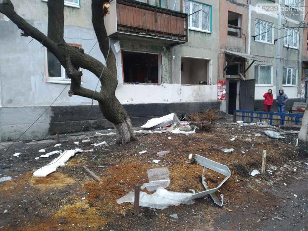 В результате взрыва газового баллона в Мирнограде пострадали два человека