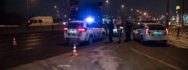 В Киеве патрульные гнались за пьяным сотрудником полиции, устроившем ДТП