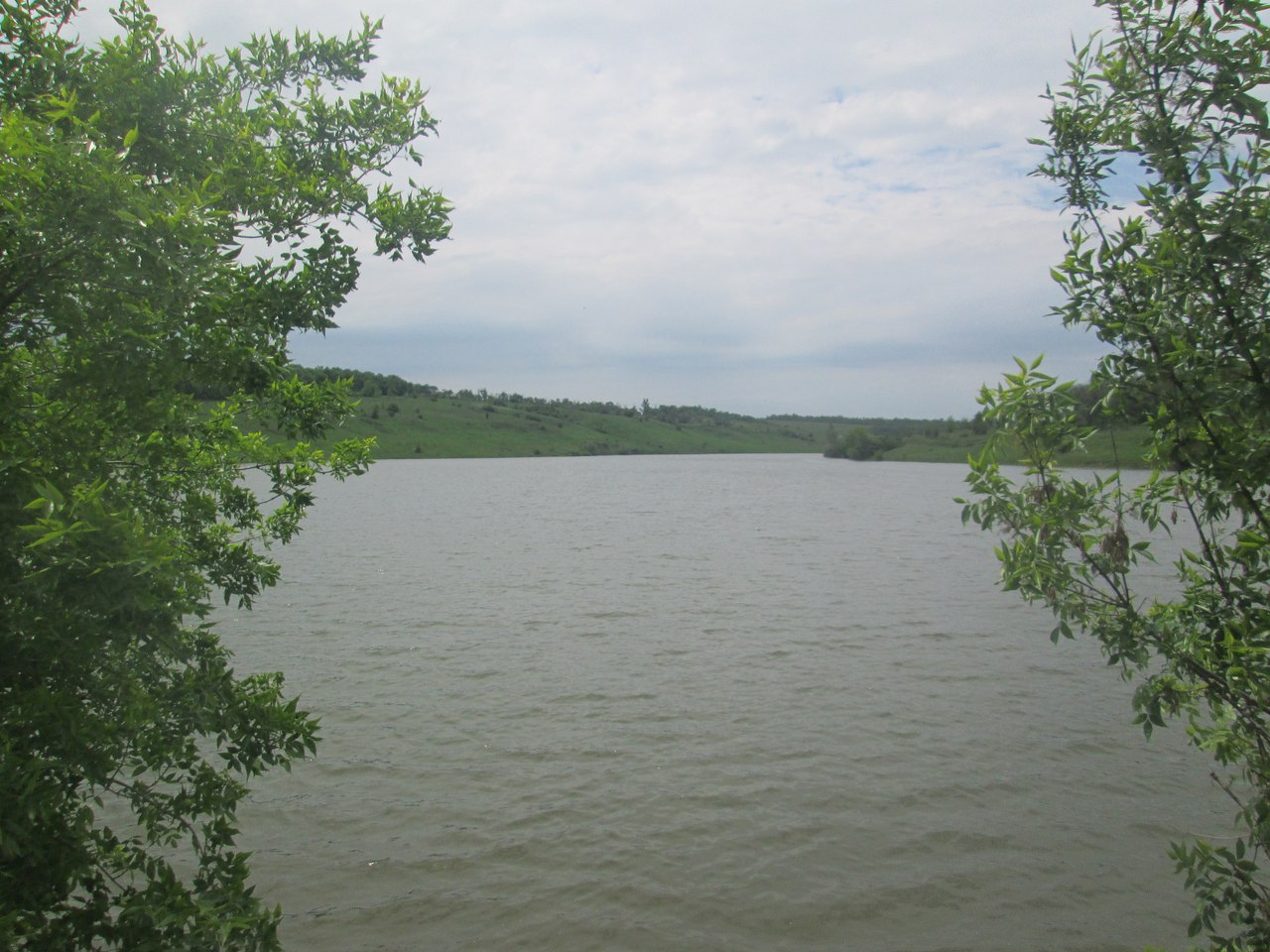 большой пруд на Донбассе