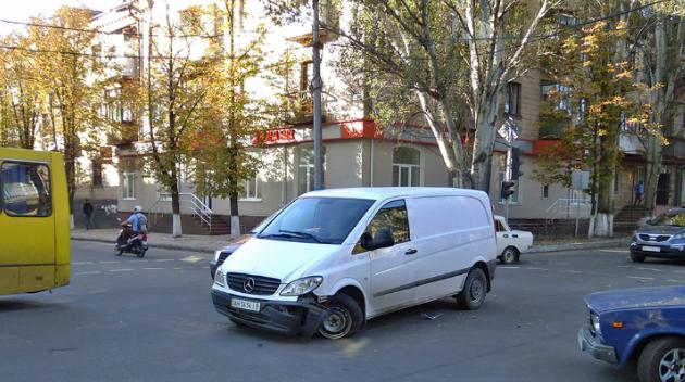 Утром 25 сентября в Славянске произошло ДТП