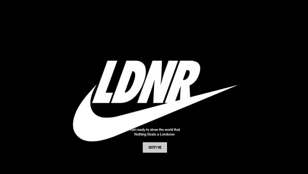 NIKE разработал логотип для бегунов с надписью LDNR
